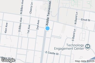Map image of the property - 2030 Middle Tennessee Blvd