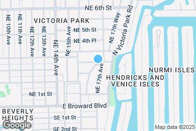 Map image of the property - 312 NE 16th Ter E