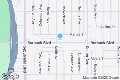 Map image of the property - 15049 Burbank Blvd