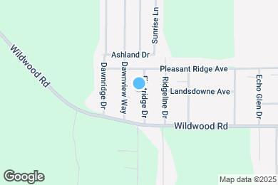 Map image of the property - 10009 Flintridge Dr