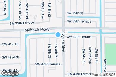 Map image of the property - 4021 SW 8th Pl