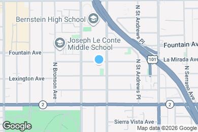 Map image of the property - 5716 La Mirada Ave