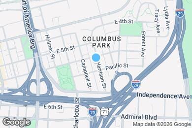 Map image of the property - 538 Harrison St