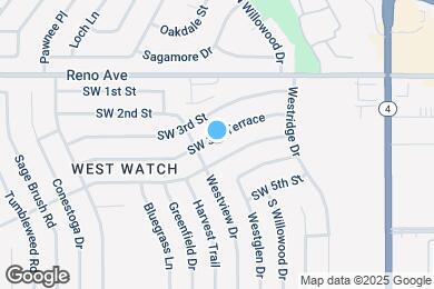 Map image of the property - 11716 SW 3rd Terrace