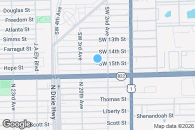 Map image of the property - 233 SW 15th St