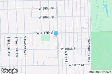 Map image of the property - 10714 S Kedzie Ave