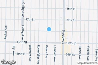 Map image of the property - 1801 Oakes Ave