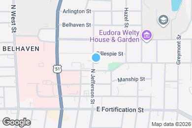 Map image of the property - 1316 N Jefferson St