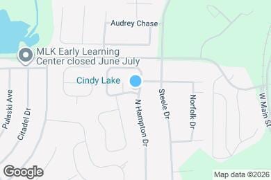 Map image of the property - 1299 N Hampton Dr