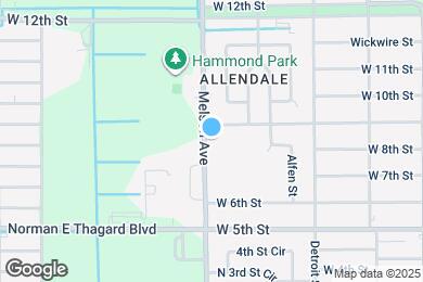 Map image of the property - 1813 Melson Ave