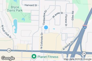 Map image of the property - 3231 W Montrail Pl