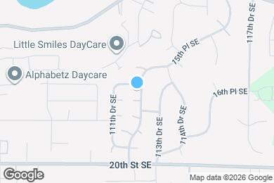 Map image of the property - 1616 112th Ave SE