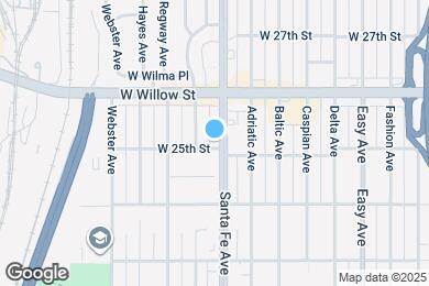 Map image of the property - 1709 W 25th St