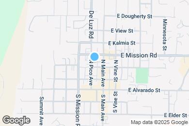 Map image of the property - 315 N Pico Ave