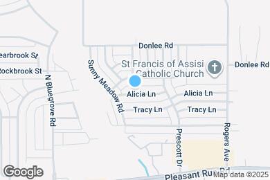 Map image of the property - 1137 Alicia Ln