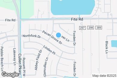 Map image of the property - 4823 Pecan Grove Dr