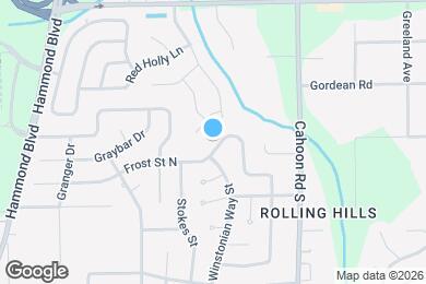 Map image of the property - 8229 Frost St N