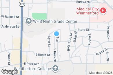 Map image of the property - 1115 S Rusk St