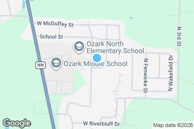 Map image of the property - 1111 W Poplar St