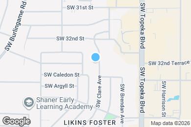 Map image of the property - 3247 SW Clare Ave