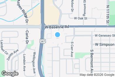 Map image of the property - Affinity at Lafayette 55+