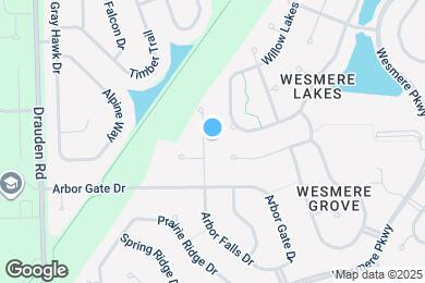 Map image of the property - 2010 Arbor Falls Dr