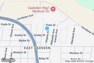 Map image of the property - 913 Virginia Ave