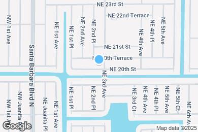 Map image of the property - 223 NE 20th St