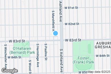 Map image of the property - 8249 S Marshfield Ave