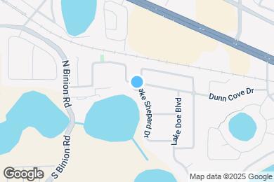 Map image of the property - 350 Lake Shepard Dr