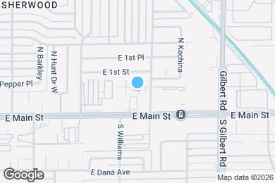 Map image of the property - 1741 E Pepper Cir