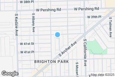 Map image of the property - 4044 S Richmond St