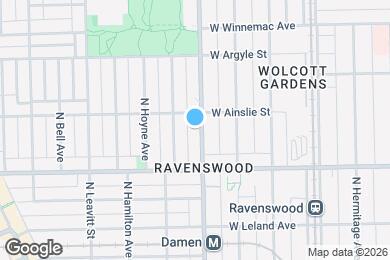 Map image of the property - 4842 N Damen Ave