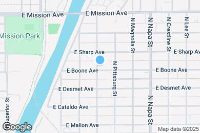 Map image of the property - 1701 E Boone Ave