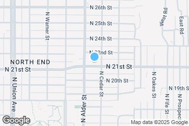 Map image of the property - 3109 N 21st St