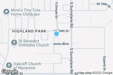 Map image of the property - 5516 S Dimple Dr