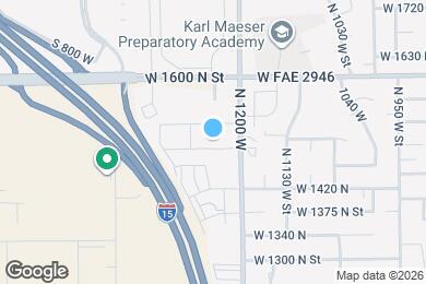 Map image of the property - 1258 W 1480 N St