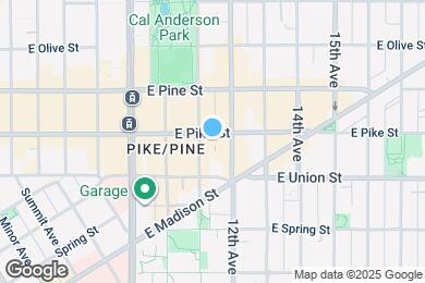 Map image of the property - 1111 E Pike St
