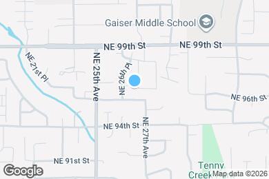 Map image of the property - 2611 NE 97th Cir
