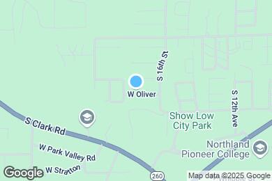 Map image of the property - 1800 W Oliver