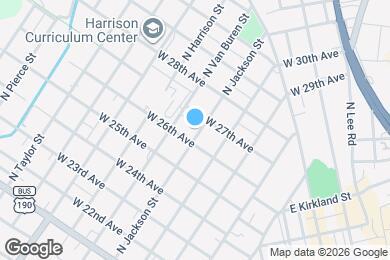 Map image of the property - 613 N Jackson St
