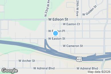 Map image of the property - 3115 W Easton St