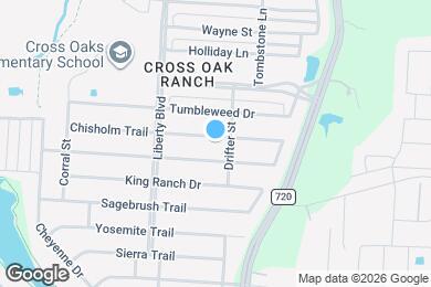 Map image of the property - 8916 Chisholm Trail