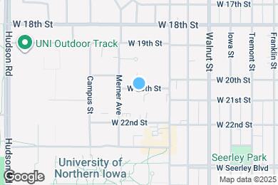 Map image of the property - 1016 W 20th St