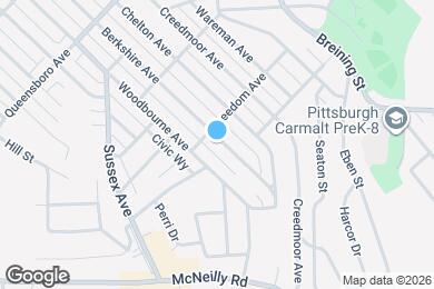 Map image of the property - 1508 Berkshire Ave