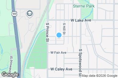Map image of the property - 2268 W Maplewood Ave