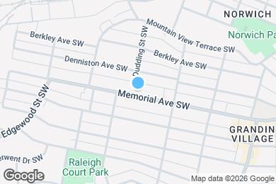Map image of the property - 2249 Memorial Ave SW