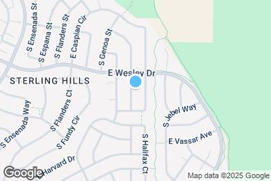 Map image of the property - 2446 S Gibralter Way