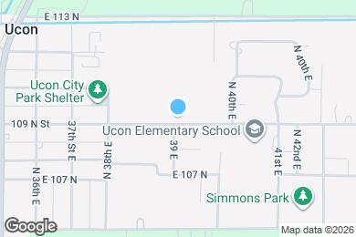 Map image of the property - 3913 E 109 N