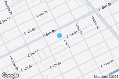 Map image of the property - 548 E 7th St